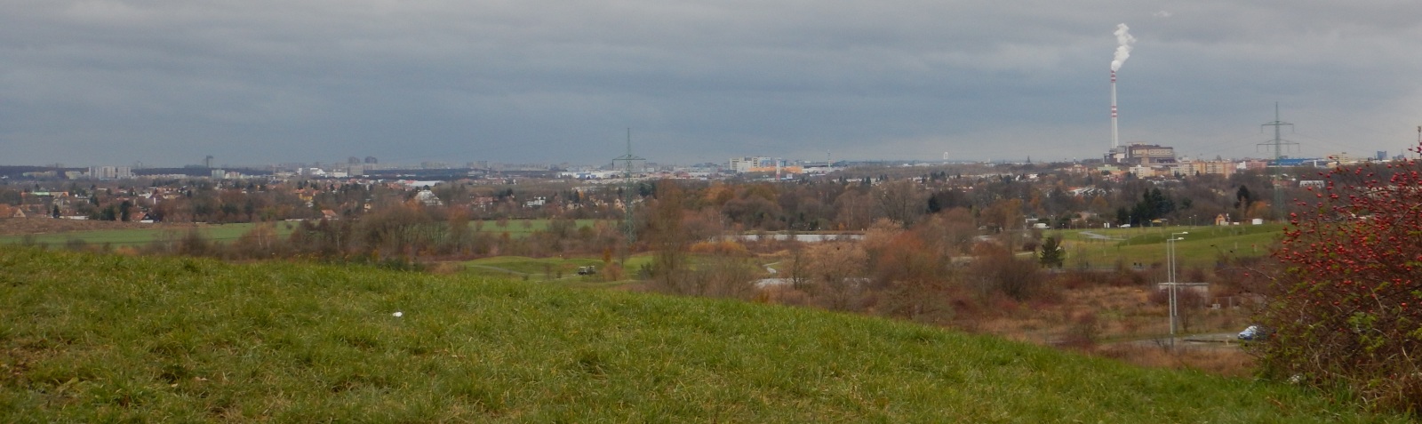 Pražské panorama od IKEA Černý Most