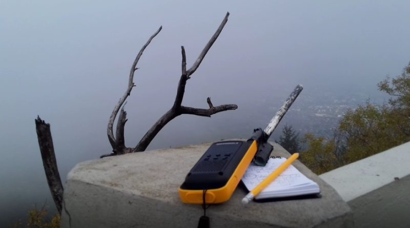 Motorola T82 Extreme před testem na úbočí Ještědu