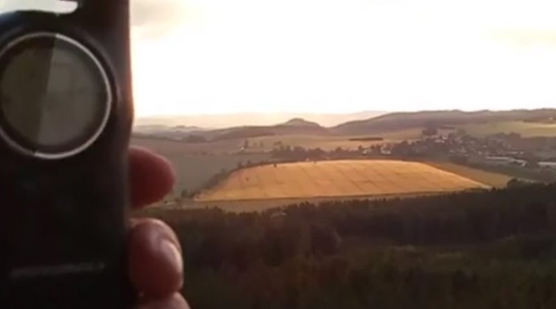 Poslech PMR štafety 2018 na rozhledně Špulka