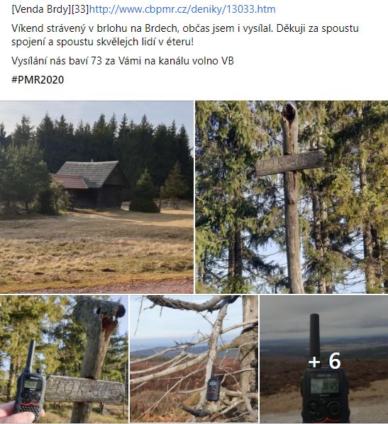 První soutěžní příspěvek Vendy Brdy